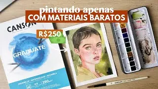 PINTANDO COM MATERIAIS BARATOS
