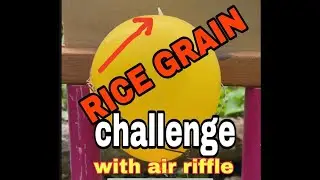 TRICKSHOTS (rice grain challenge with air rifle))