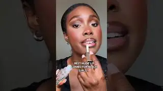 Nude lip combo for black girls 