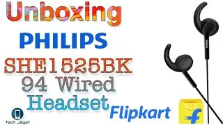 Unboxing of Philips IN-SHE1525BK/94 Wired Headset with Mic