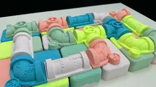 ASMR baking soda crunchy pipelines🛠️