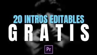 Como HACER INTRO  para VIDEOS de YOUTUBE (u otras Plataformas FACILMENTE) 🚀