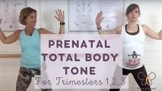 PREGNANCY EXERCISE: TOTAL BODY TONE (30 MINUTES) FOR TRIMESTER 1, 2 OR 3