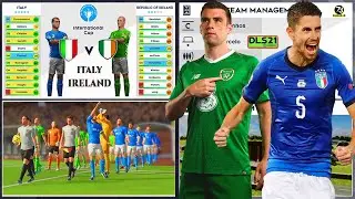 DLS 21 | Italy 🇮🇹 vs 🇨🇮 Ireland | International Cup | Dream League Soccer 2021 | Gameplay