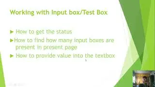 Input box, Test Box Selenium Automation with Python, Pycharm IDE