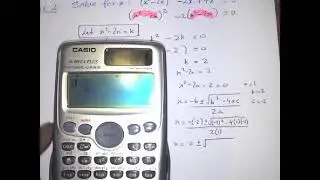 Solving some Quadratic Equations by Substitution