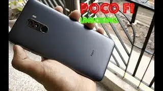 Poco f1 Unboxing Indian retail unit from flipkart