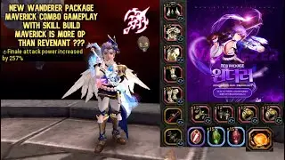 Maverick Combo Gameplay KR Wanderer Package With Skill Build : Maverick is More OP Than Revenant?