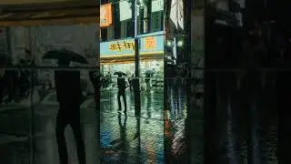 Fuji X100VI street photography in the rain [Japan, Shinjuku]