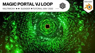 Magic Portal VJ Loop - Blender 3.0 Tutorial