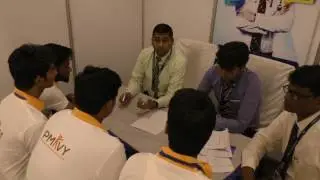 Interview Session by Eureka Forbes at Job Fair on 7th May 2017