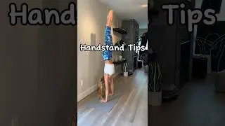 Need handstand help? Try this! 