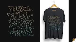 Twirl Text Effect - Photoshop Tutorial