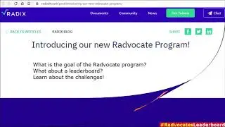 Radix Advocates program intro v.1.2