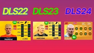 !DLS 24 VS DLS 23 VS DLS 22 PLAYERS RATINGS | DREAM LEAGUE SOCCER PLAY...