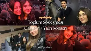 Toplum Sözleşmesi Çalıştayı + Yalın Konseri I VLOG