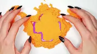 Kinetic Sand Satisfying Cut Squish Compilation ASMR