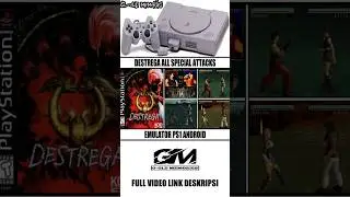 Destrega - All Characters Special Attacks | Best PS1 Games | Emulator PS1 Android