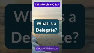 Delegate in C# | Simple Explanation with Example 