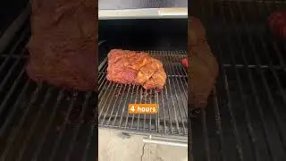 Smoking Pork Butt on the Traeger Smoker grill . Low and Slow meats #traegernation