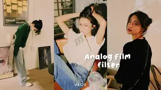 Analog Film Filter | VSCO Filter Preset | Aesthetic Edit