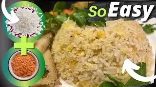 The EASIEST Red Lentil RICE  🍚