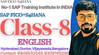 CLASS-8#SAP S/4HANA Implementation Methodology,SAP S/4HANA Implementation Steps,SAP S4HANA Training