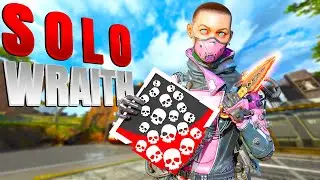 SOLO WRAITH 22 KILLS & 5000 DAMAGE (Apex Legends Gameplay)