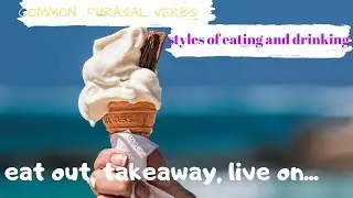 Common Phrasal verbs Styles of eating and drinking  leftovers, takeaway, eat out