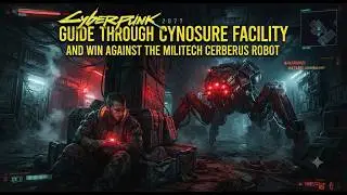 Cyberpunk 2077 - Cynosure Facility Walkthrough with notes - Get around the Militech Cerberus robot