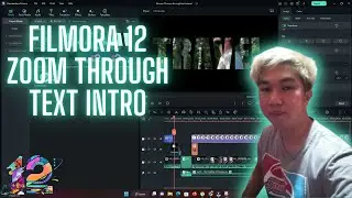 FILMORA 12 ZOOM THROUGH TEXT INTRO TUTORIAL