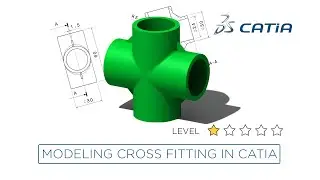 Modeling cross fitting in catia for beginners