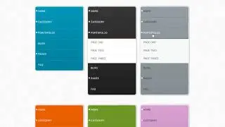 Css3 Vertical Accordion Navigation Menu