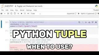 Learn Python #4 : Tuples Explained – Immutable Collections in Python