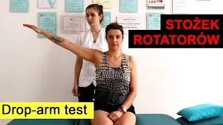 Drop-arm test (uszkodzenie stożka rotatorów)