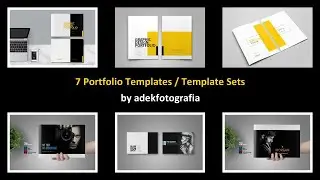 7 Portfolio Templates / Template Sets by adekfotografia