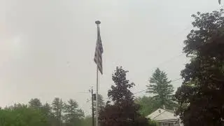 Severe thunderstorm rainfall begins to diminish
