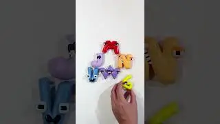 Letter A with Alphabet Lore Toys 