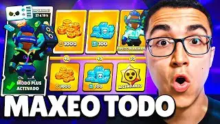 COMPRO y MAXEO TODO el NUEVO *BRAWL PASS PLUS* + DROP LEGENDARIO😋