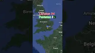 BEAUTIFUL TRAVELING LONDON TO PAKISTAN #AMAZING # BEAUTIFUL