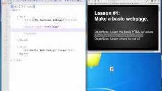 Web Design - HTML, CSS, and JavaScript Introduction