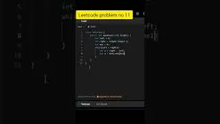 Container with most water | Leetcode problem solving #leetcode #java #shots