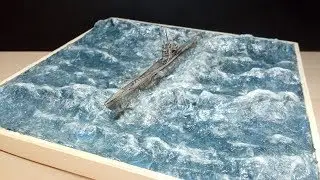 Revell German U-Boot Typ VII - 1/350 Ozean Diorama // Timelapse Build