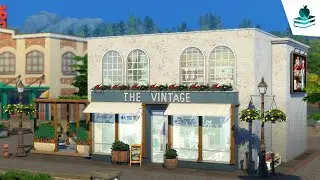 Thrift and bubble tea store 🥤🛍️ | High School Years | Stop Motion build | The Sims 4 | NO CC