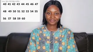 Igbo Language Class 101: Learn numbers 40 - 60