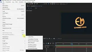 How to collect project source files and share project in After Effects