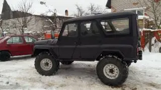 Уаз вояки Фбел 160 первый выезд Березино