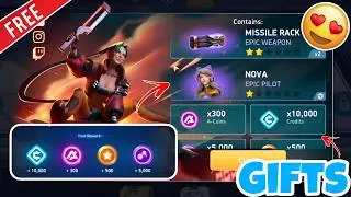 FREE GIFTS😍|FREE NOVA & MISSILE RACK 6|MECH ARENA