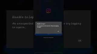 Instagram ban? Instagram unable to login  