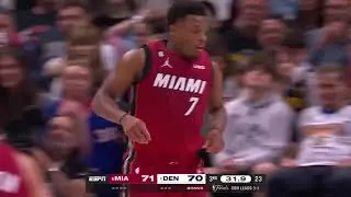 Kyle Lowry long distance 3 points shot at 2023 NBA finals game 5